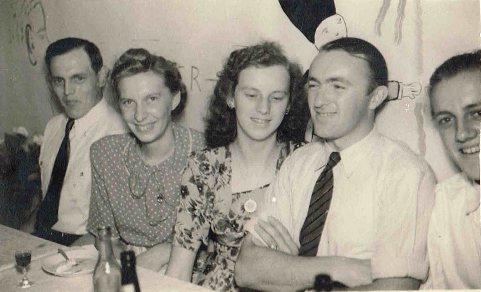 Erland,Edith,Esther.Frode og Preben