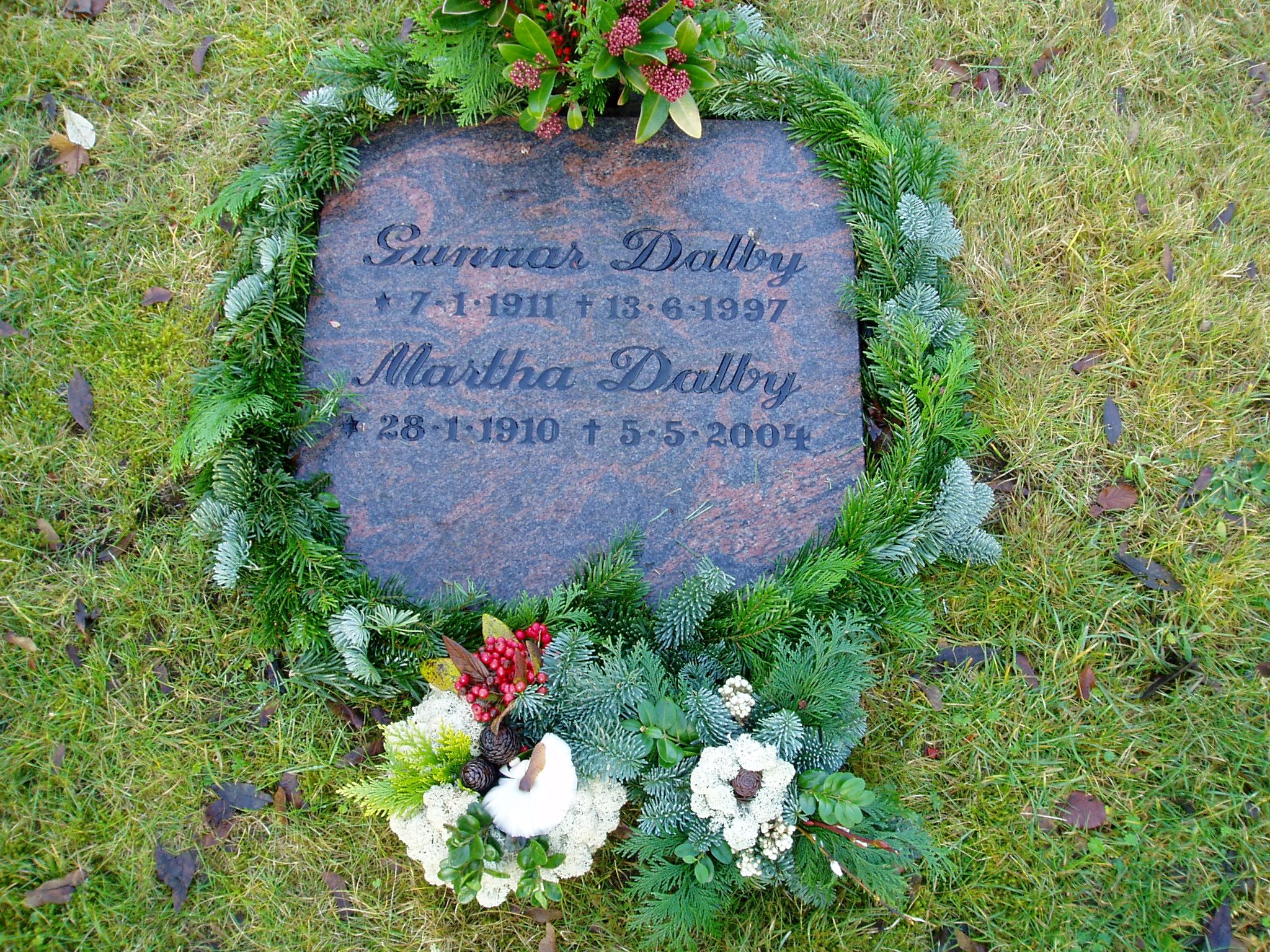 Martha-Gunnar Dalby. V. Kirkegård Horsens