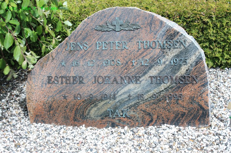 Jens Peter Thomsen, Grathe Kirkegård