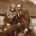 Gertrud Marie Christensen og hendes kæreste Sofus