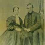 Jens Sørensen Høj. Sandsynligvis Bryllup til andet ægteskab med Kirstine Marie Andersen ca 1865